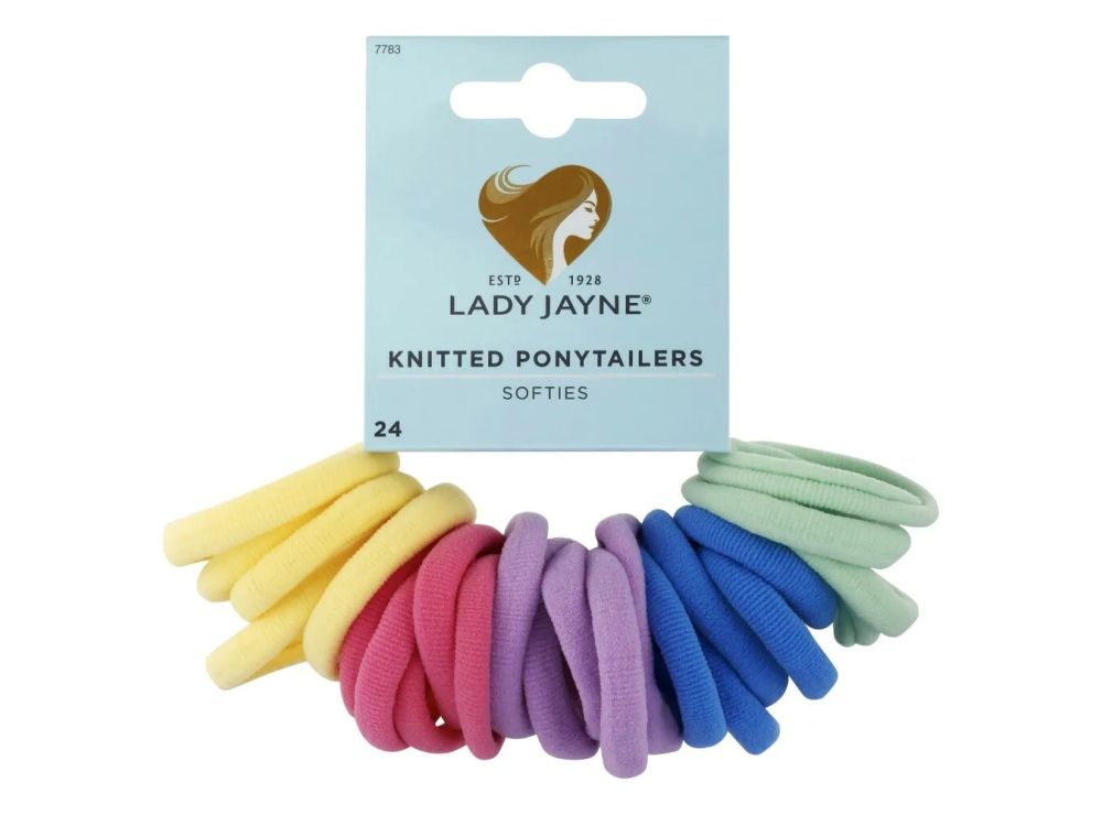 Lady Jayne Knitted Ponytailers Bright Colors 7783