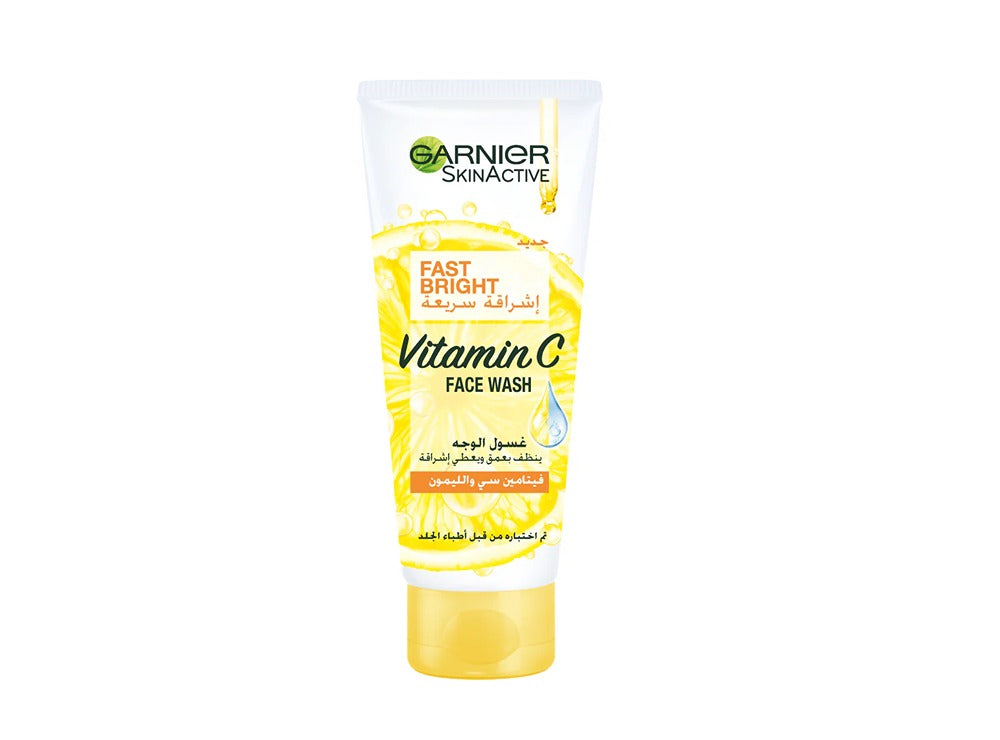 Garnier Fast Bright Vitamin C Face Wash 100 ml