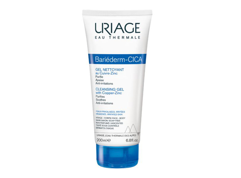 Uriage Bariederm Cica Gel Nettoyant Au Cuivre Zinc 200 ml
