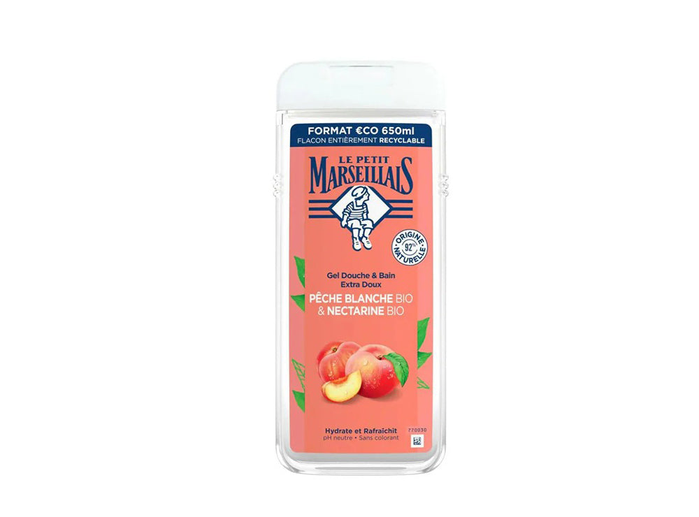 Le Petit Marseillais Shower Gel Peach Nectarine 650 ml