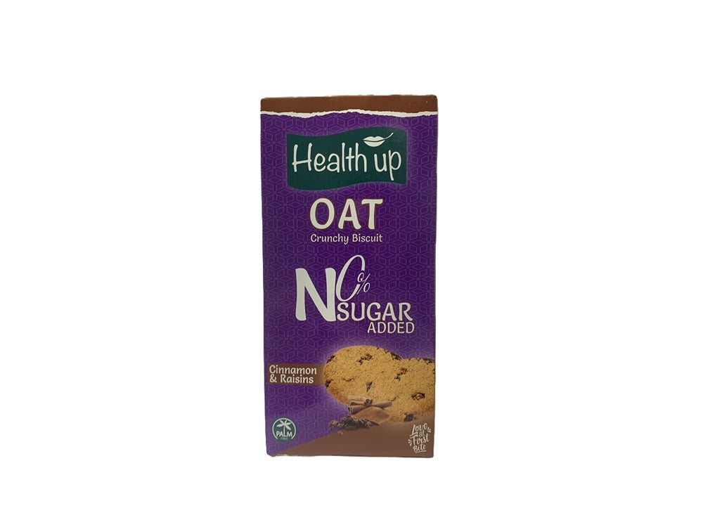 Health Up Oat Biscuit Cinnamon & Raisins 160 g