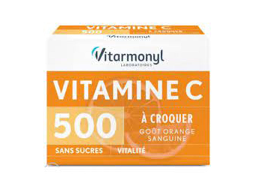 Vitamin C 500 Croquer Vitarmonyl Orange 24 pieces
