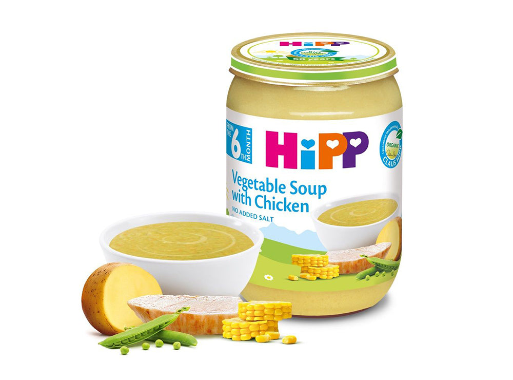 Hipp Vegetable Soup With Chicken 6M+ 190 g