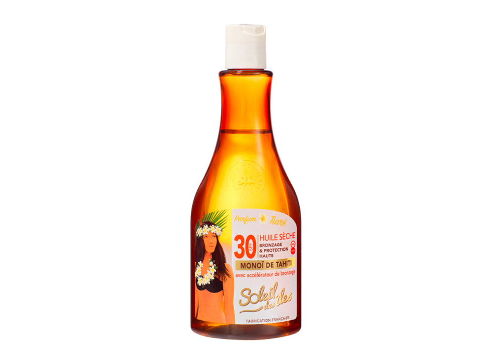Soleil Des Iles Huile Seche Accelerateur De Bronz IP 30 150 ml