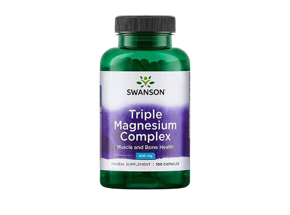 Swanson Triple Magnesium Complex 400Mg 10 capsules