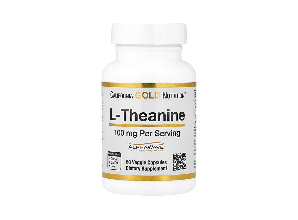 California Gold L Theanine 100Mg 60 capsules