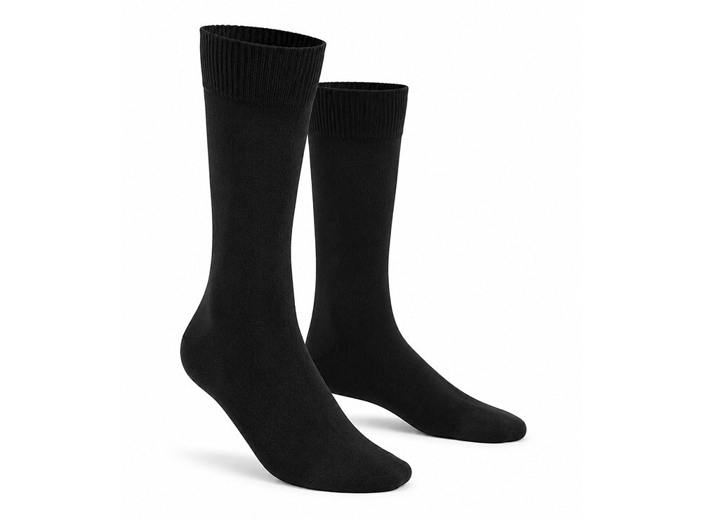 Tourbillon Eric Men Socks Cotton Lycra Black Size 41 To 45