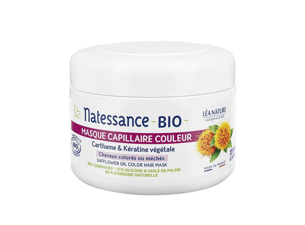 Natessance Hair Mask For Colored Hair Carthame Safflower Oil 200 ml