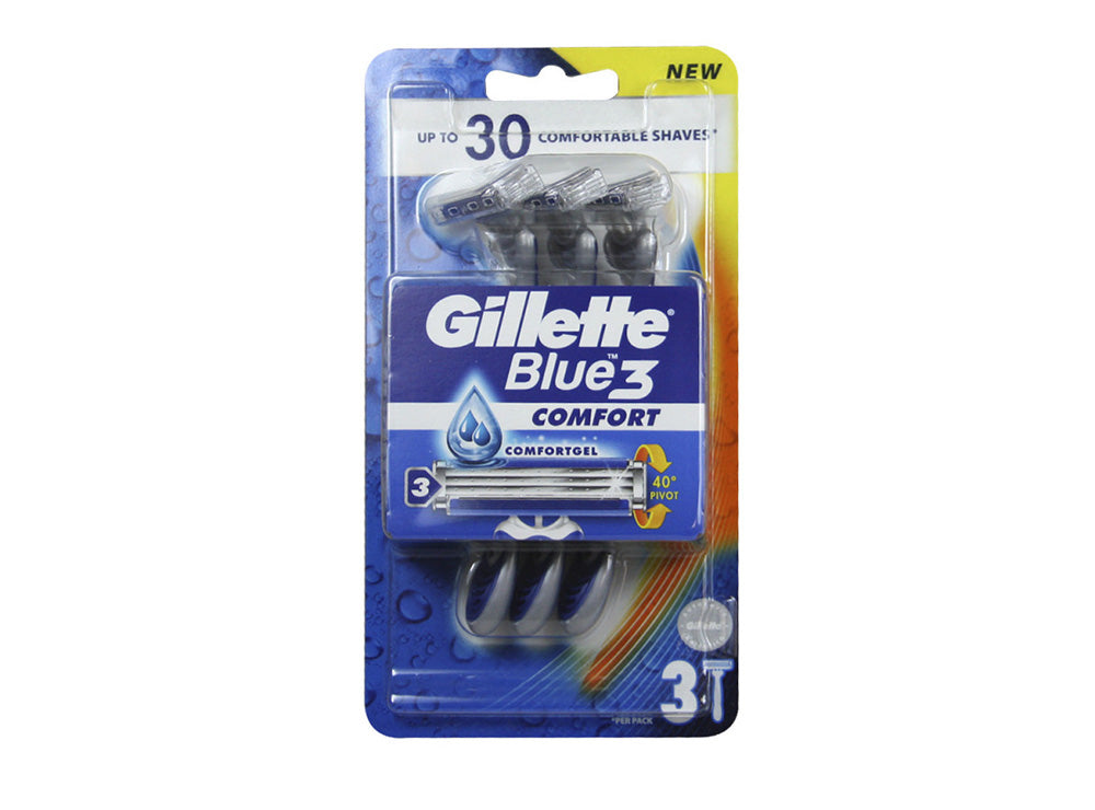 Gillette Blue 3 3 pieces
