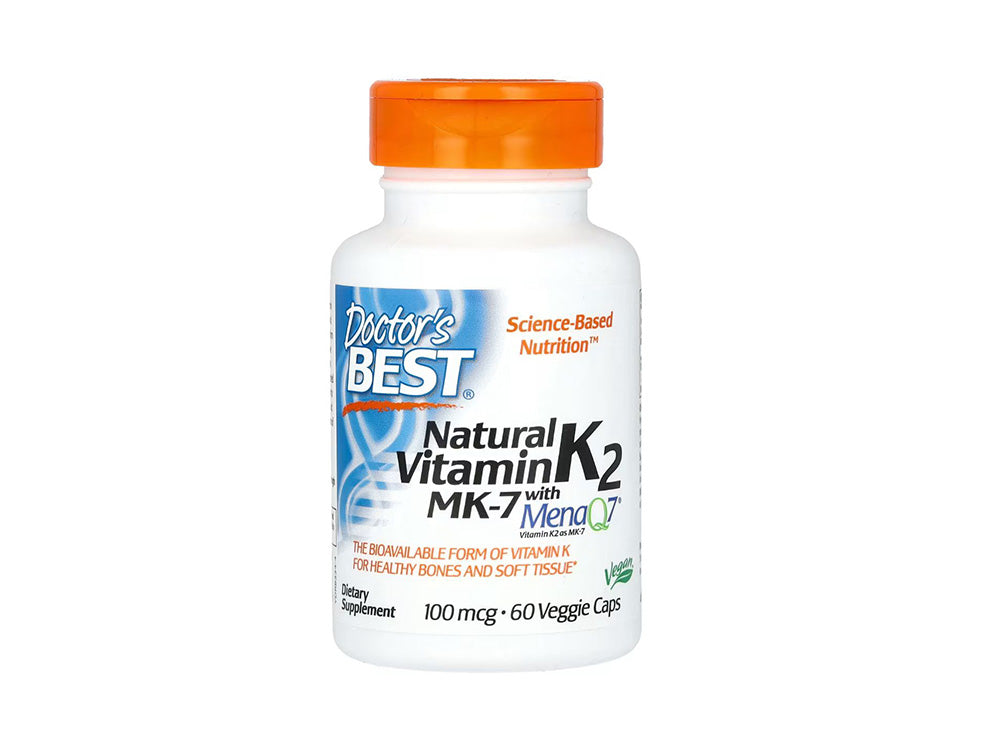 Doctors Best Vitamin K2 Mk7 With Menaq7 100Mcg 60 capsules