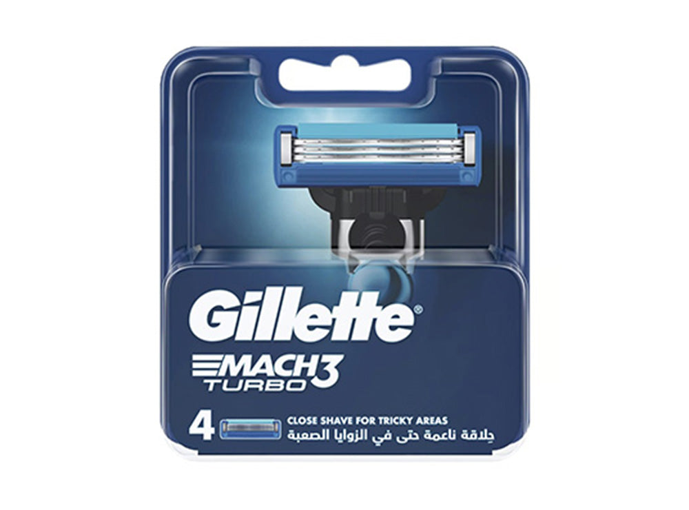 Gillette Mach 3 Turbo Refill 4 pieces