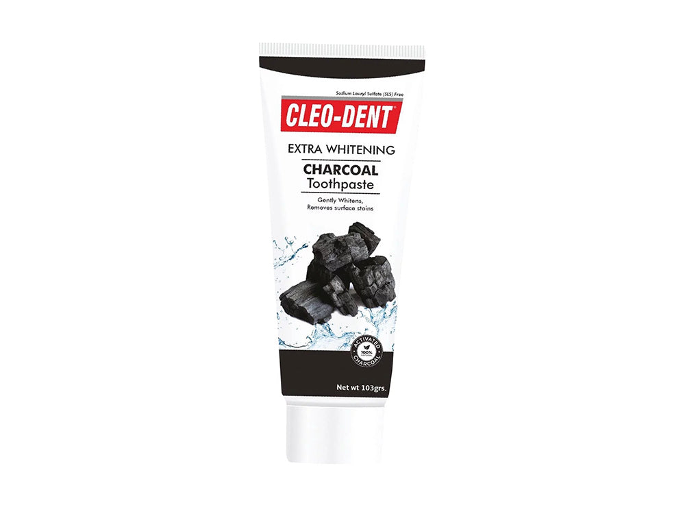 Cleo Dent Tooth Paste Extra Whitening Charcoal 2060 75 ml