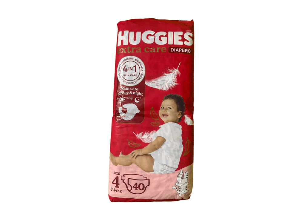 Huggies 4 (8-14Kg) Diapers Red 40 pieces