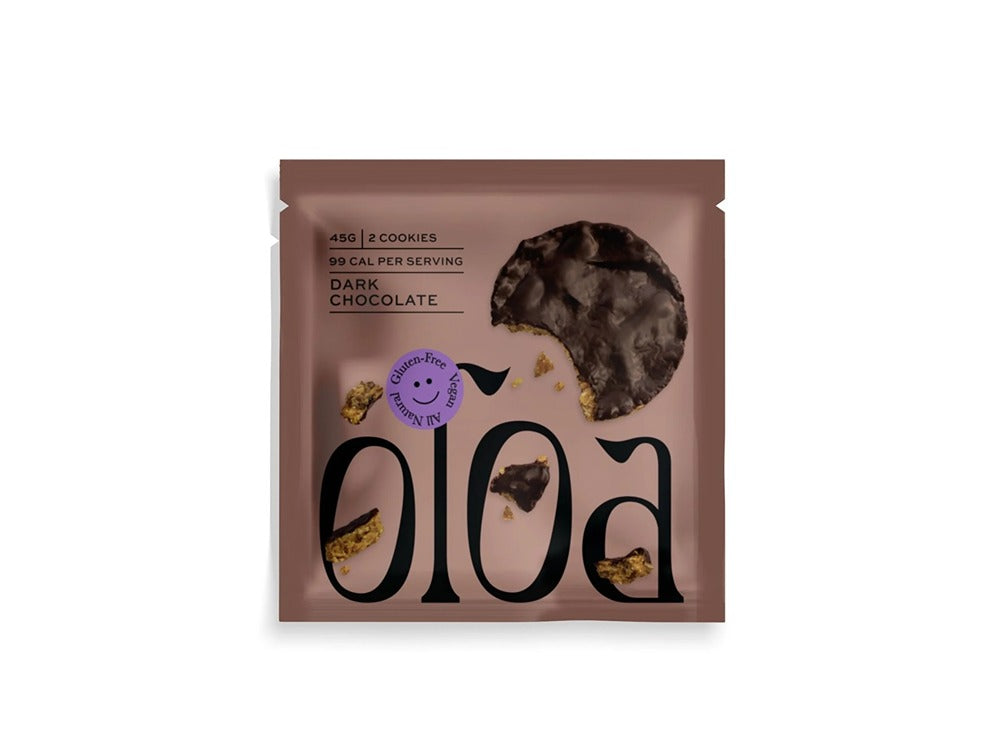 Oloa Dark Chocolate Oat Cookies 45 g