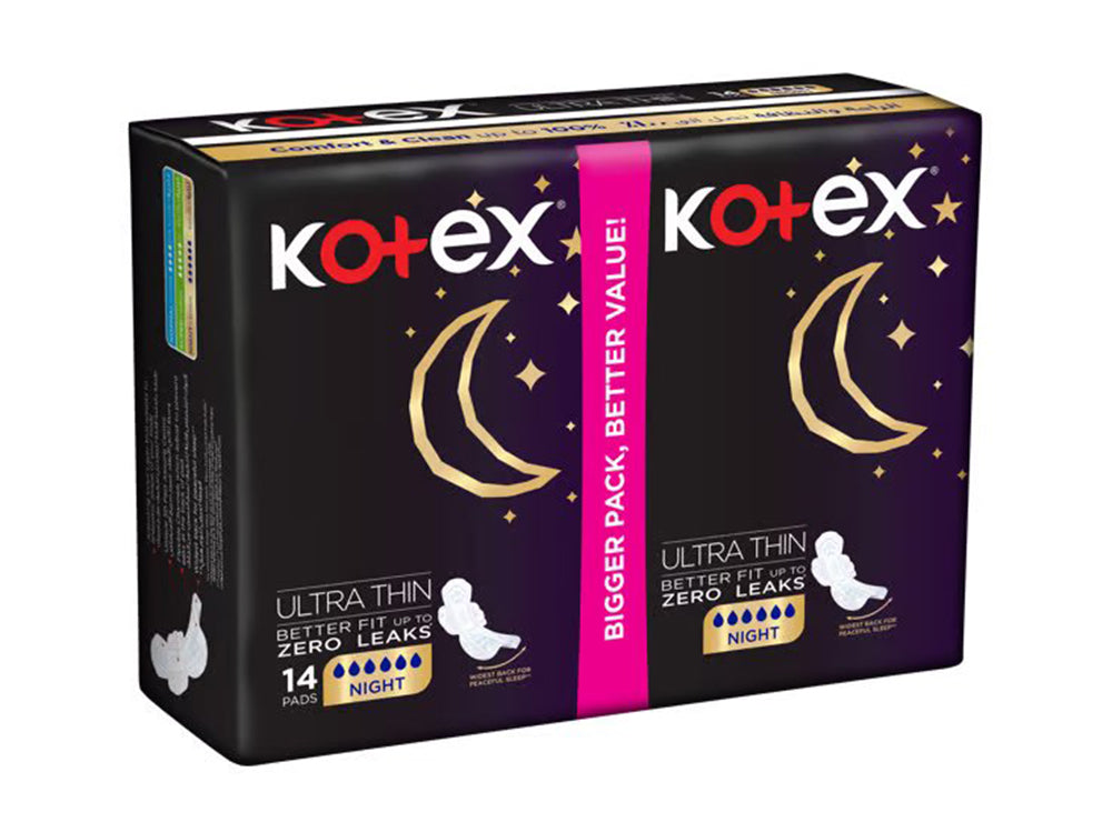 Kotex Thin Night Duo 14 pieces