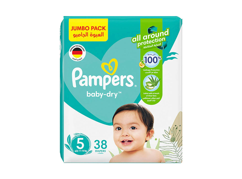 Pampers 5 (11-16Kg) 38 pieces