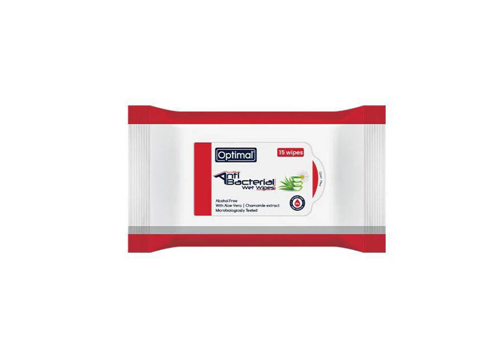 Optimal Anti Bacterial Wet Wipes 065 72 pieces