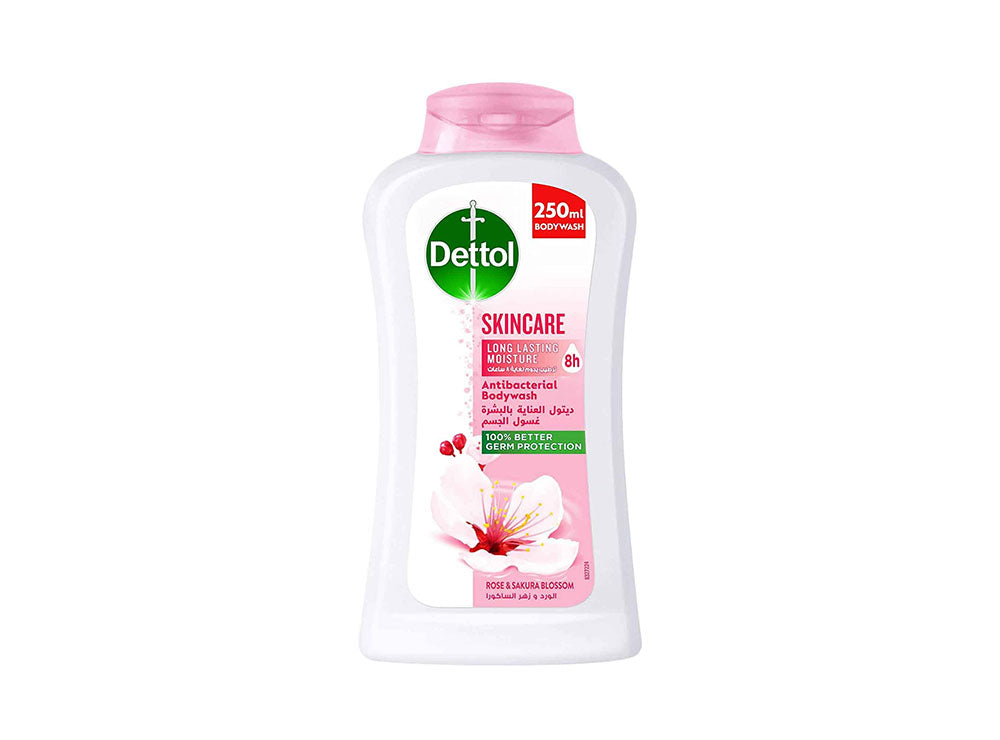 Dettol Shower Gel Skincare Rose & Sakura Blossom 250 ml