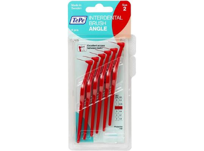 Tepe Angle Interdental Red Size2 6 pieces