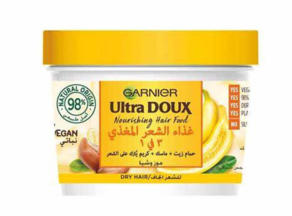Ultra Doux Hair Food Mask Jar Banana Shea 390 ml