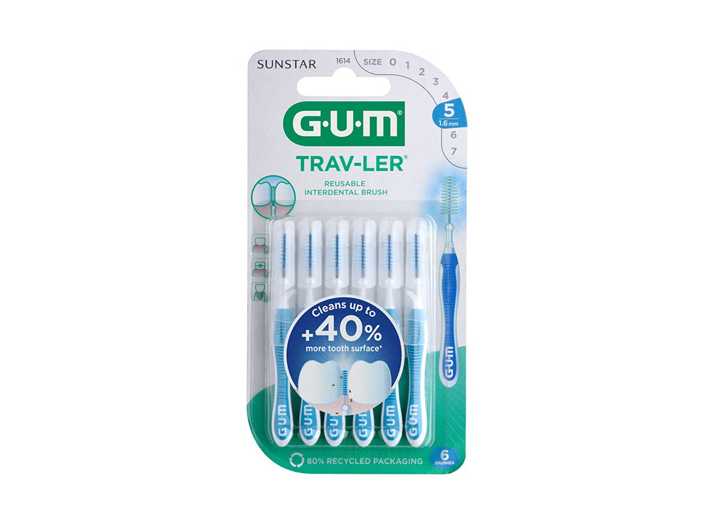 Butler Gum Travler Reusable Interdental Brush 1614 1.6 mm