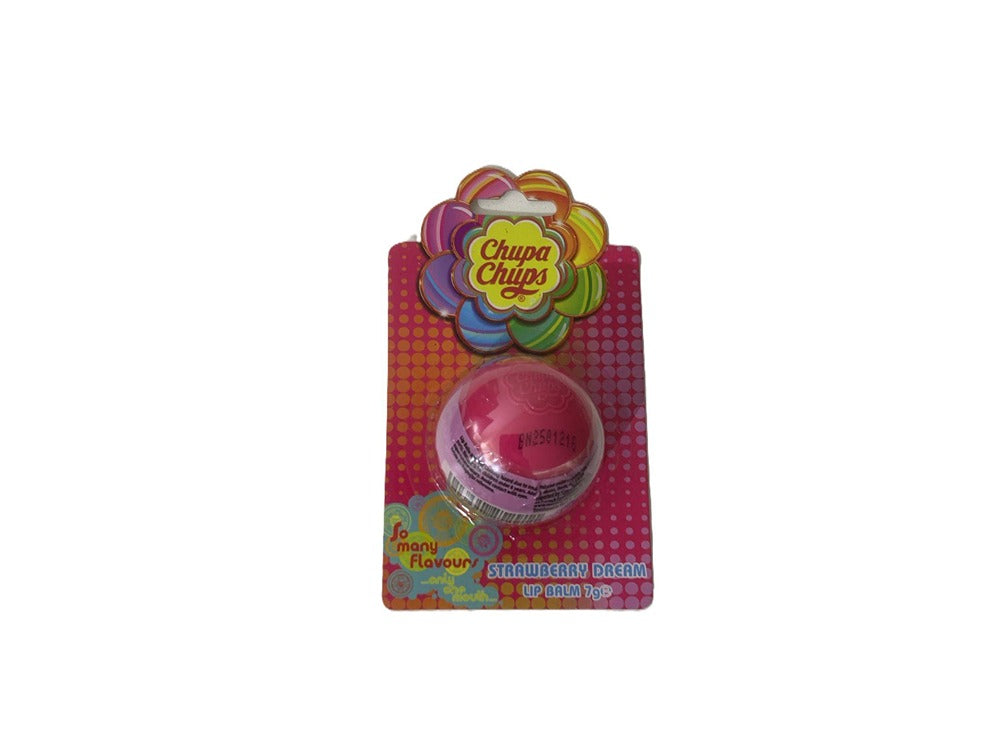 Chupa Chups Lip Balm Round Strawberry Dream 7 g