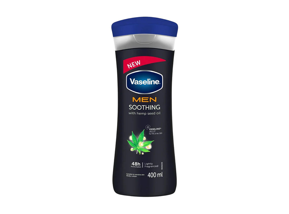 Vaseline Lotion Men Soothing 400 ml