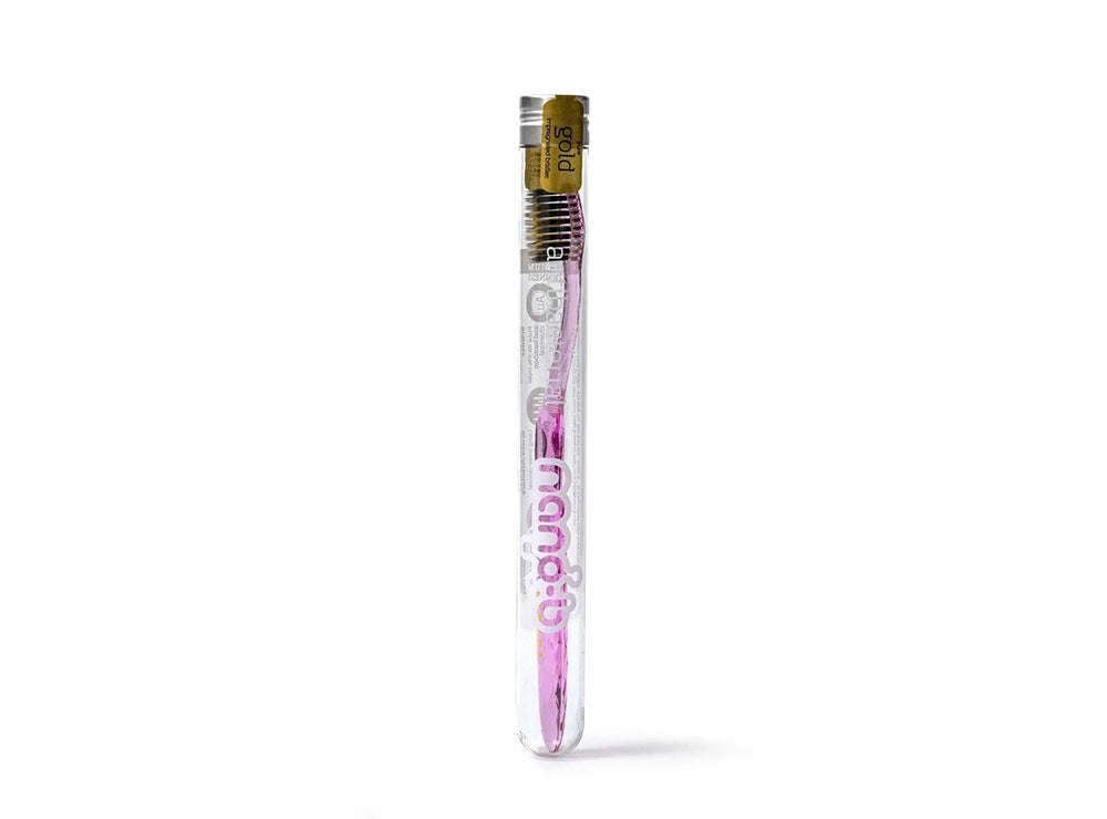 Nano B Toothbrush Gold Pink Medium
