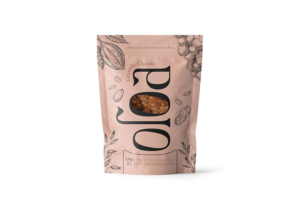 Oloa Dark Chocolate Peanut Butter Granola Chunk 330 g