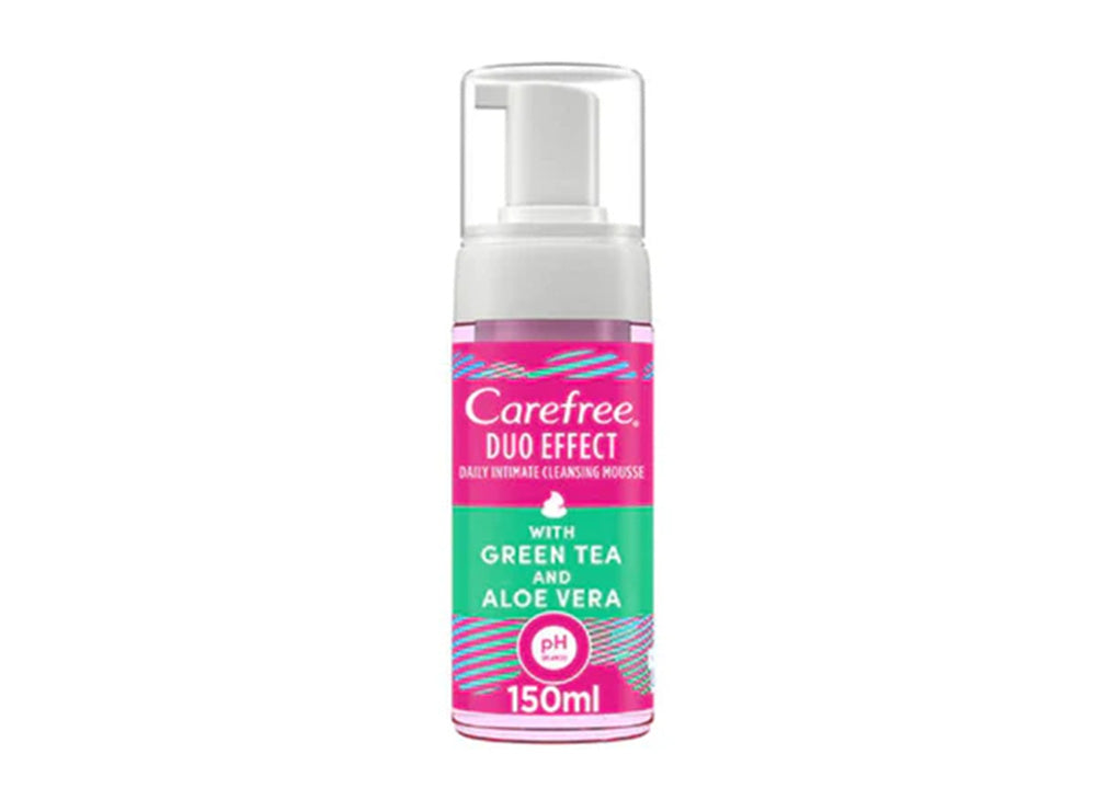 Carefree Intimate Foam Green Tea & Aloe Vera 150 ml