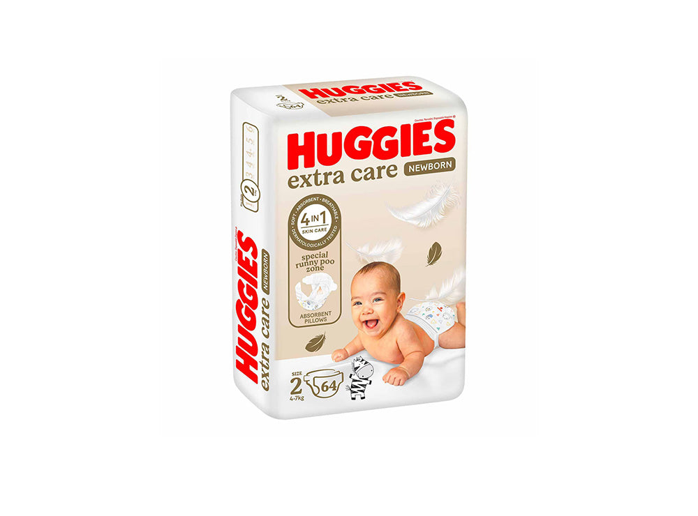Huggies 2 (4 To 7 Kg) 64 pieces