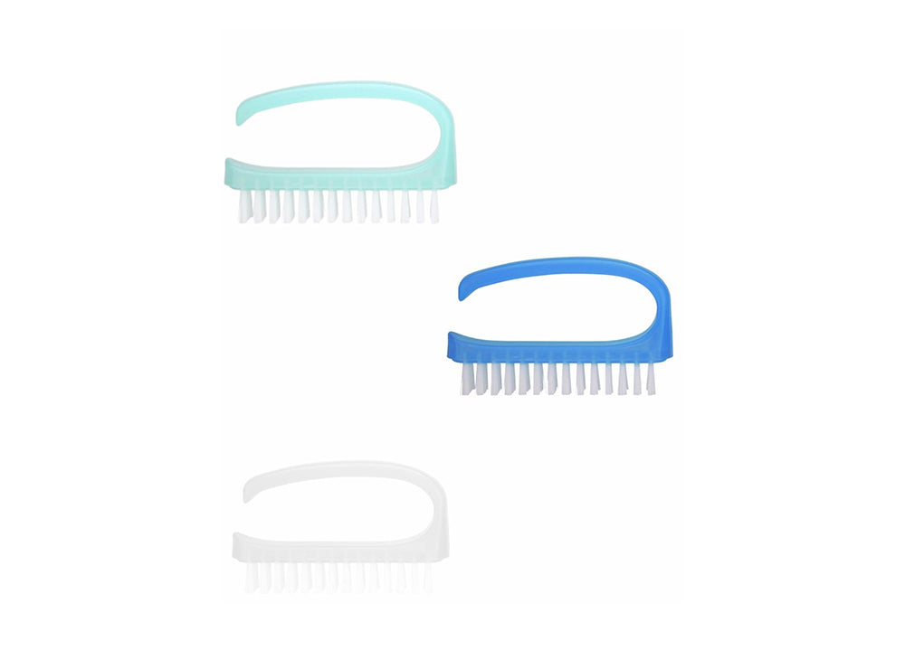 Manicare Nail Brush Green/Blue/White 622W 1 1piece