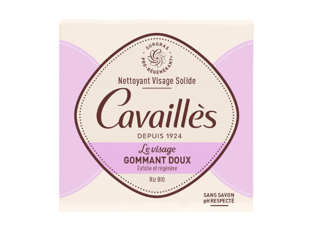Roge Cavailles Savon Visage Gommant Doux/Face Scrub Soap 70 g