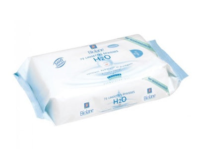 Biolane Lingettes H2O 72 pieces