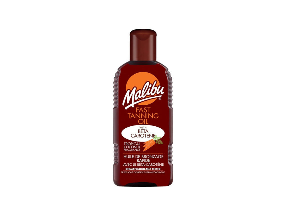 Malibu Fast Tanning Oil With Beta Carotene 200 ml