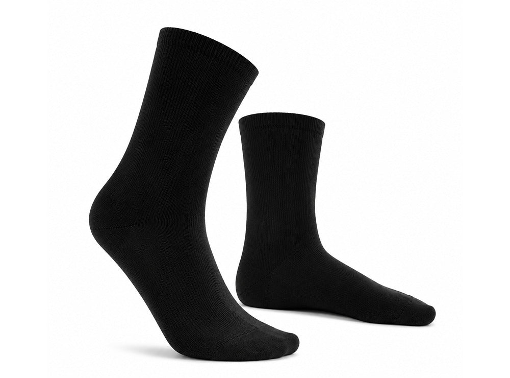 Tourbillon Junior Basic Full Boy Socks Cotton Lycra Black Size 34 To 36