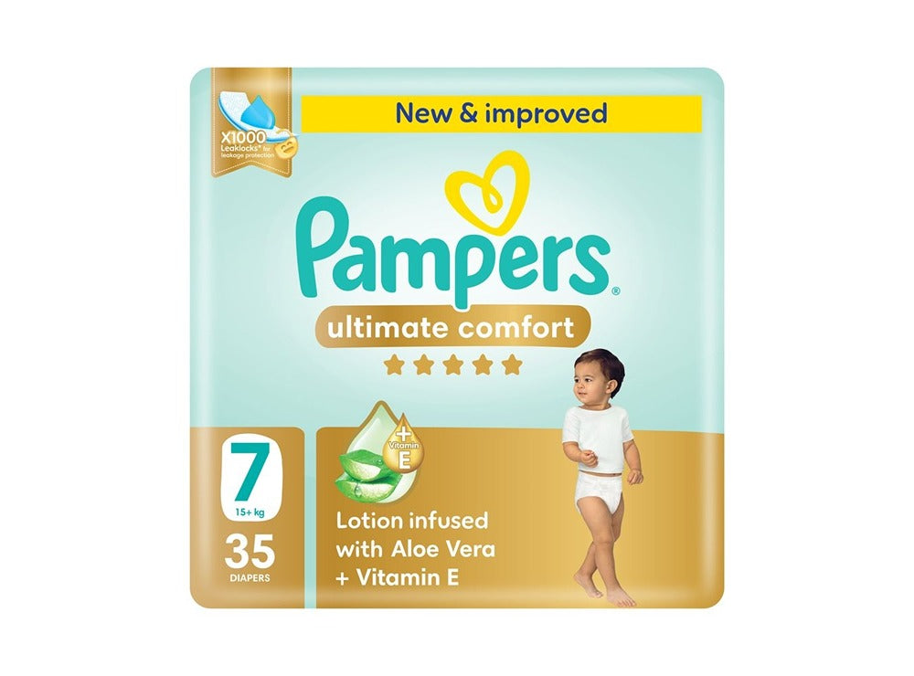 Pampers Ultimate Comfort 7 (15+Kg) 35 pieces