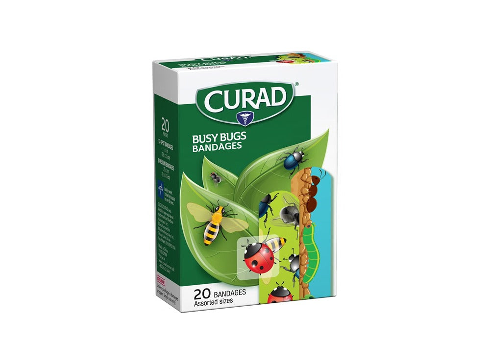 Curad Plaster Kids Busy Bugs 20 pieces