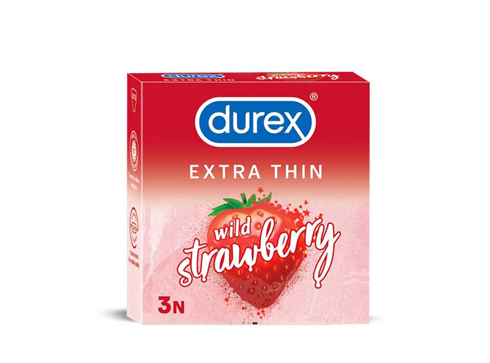 Durex Wild Strawberry 3 pieces