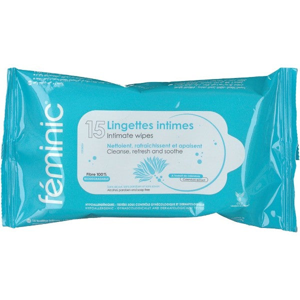 Feminic Lingettes Intime 15Pcs 1 piece
