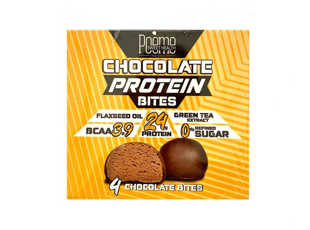 Poeme Protein Bites 24G Protein Chocolate 4 pieces