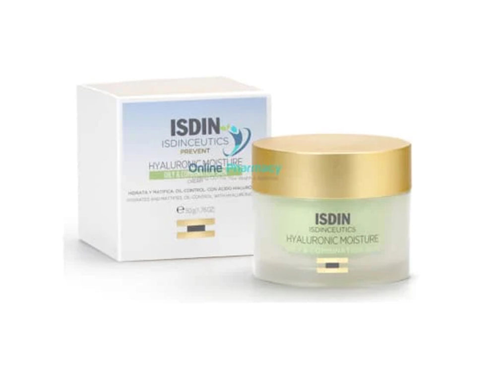 Isdin Hyaluronic Moisture Oily & Combination Skin Cream 50 g