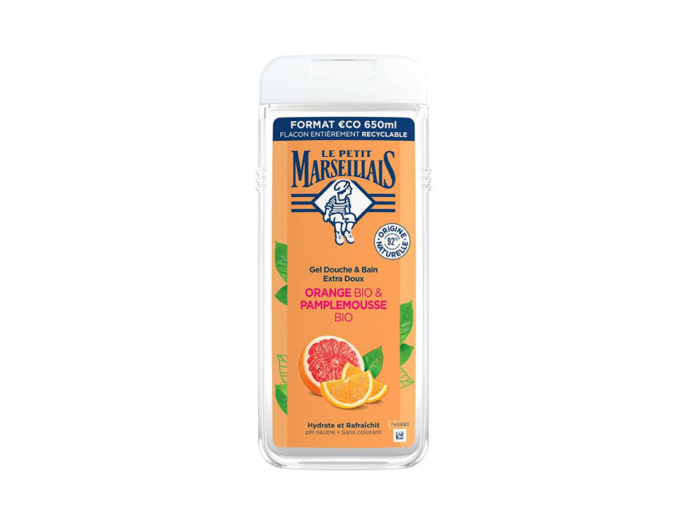Le Petit Marseillais Shower Gel Grapefruit Orange 650 ml
