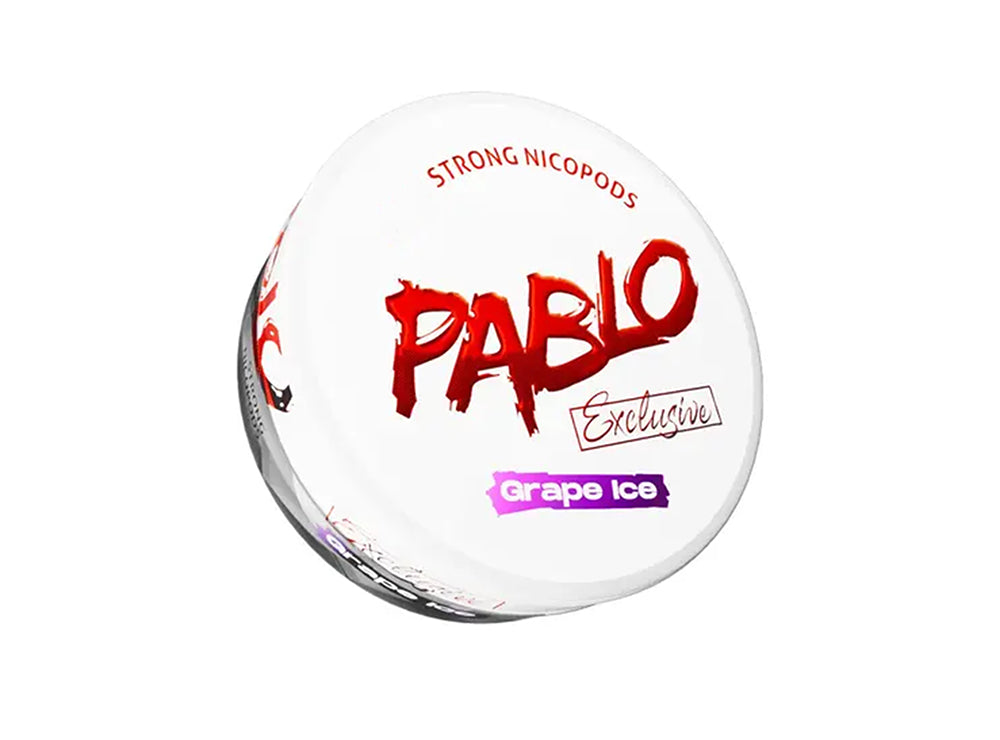 Pablo Smokeless Nicotine 30 Mg White Exclusive Grape Ice Pouches 15 g