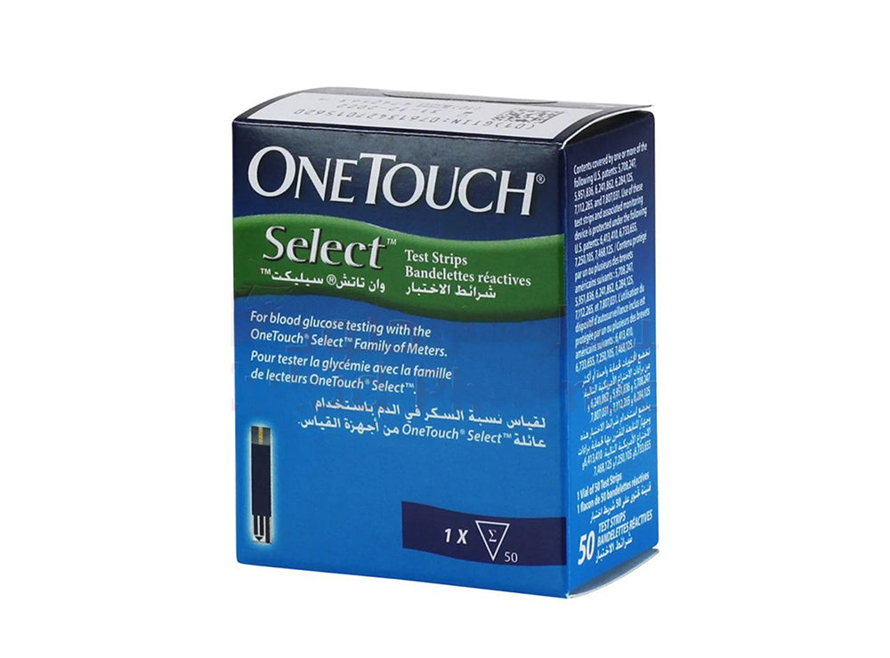 One Touch Select Strips 50 pieces