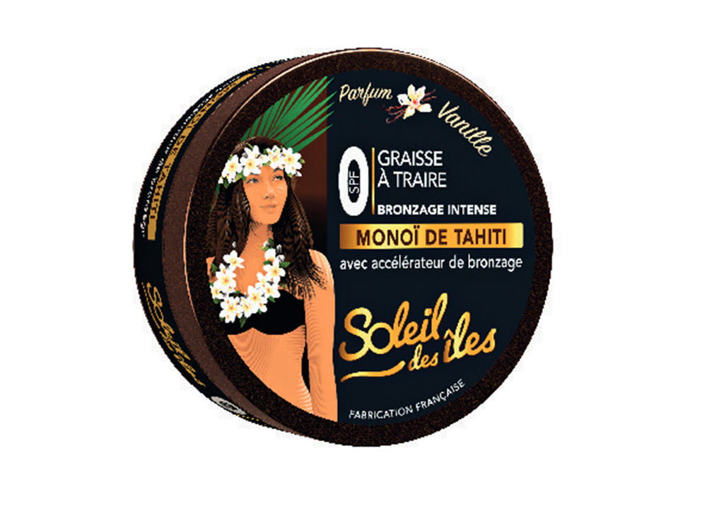 Soleil Des Iles Graisse A Traire Monoi Vanille Pot Spf 0 150 ml