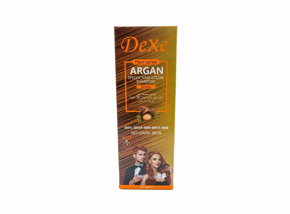 Dexe Argan Hair Color Shampoo Blonde 420 ml