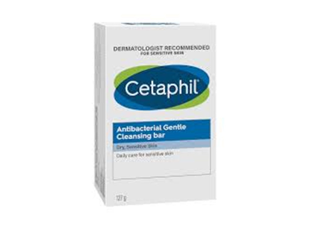 Cetaphil Antibacterial Gentle Cleansing Bar Dry Skin 127 g