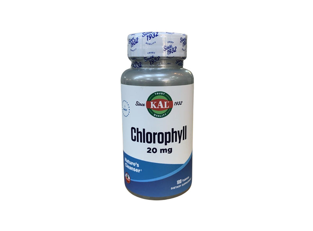 Chlorophyll (Kal) 20 Mg 100 tablets