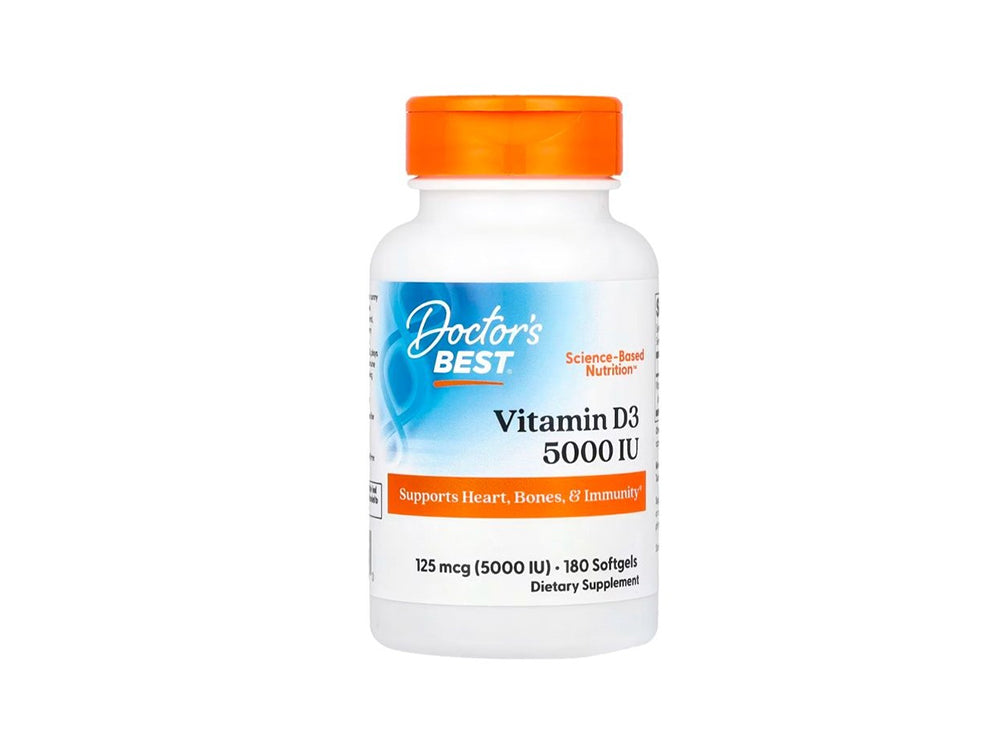 Doctors Best Vitamin D3 5000Iu 180 softgels